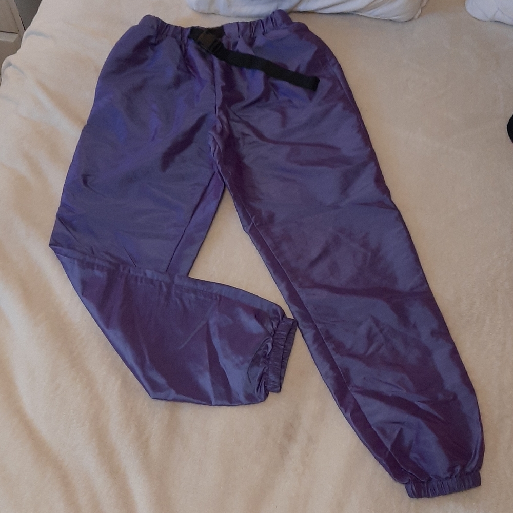 Lavender iridescent pants
